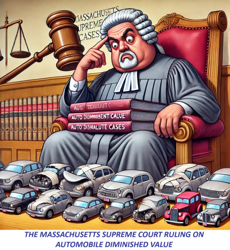 MASSACHUSETTS SUPREME COURT 2025 RULING ON AUTOMOBILE DIMINISHED VALUE